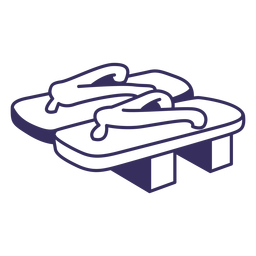 Geta stroke PNG Design
