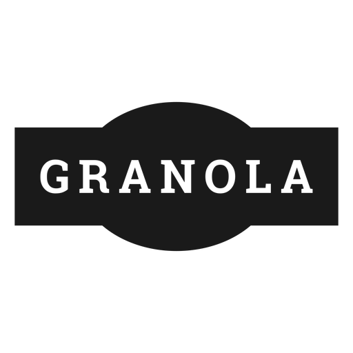 Granola label PNG Design