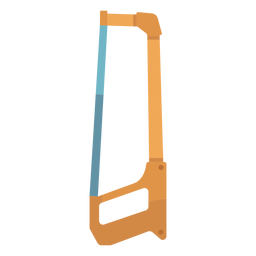 Sierra para metales plana Diseño PNG