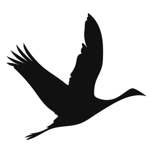 Heron silhouette PNG Design