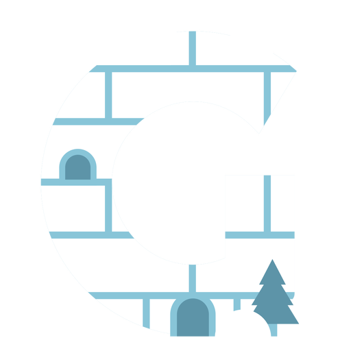 Igloo letter g PNG Design