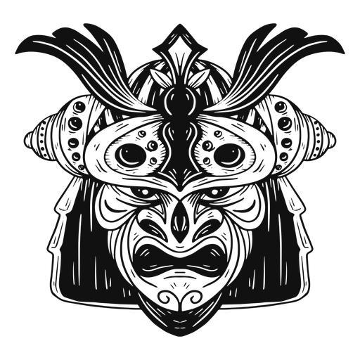 Download Kabuto mask black and white - Transparent PNG & SVG vector ...