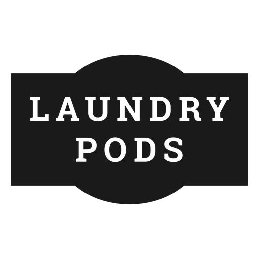 Laundry pods label PNG Design