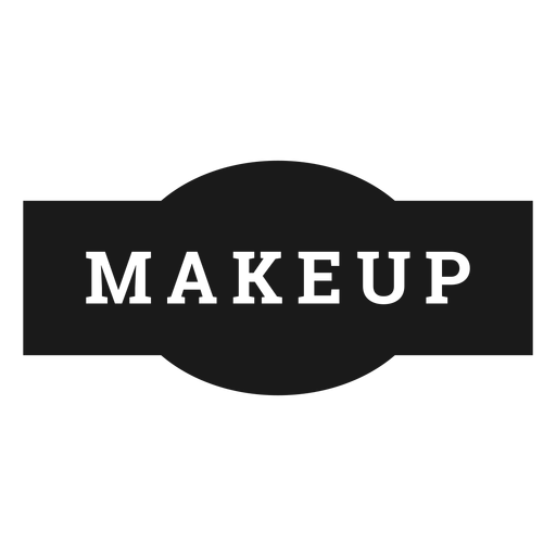 Make-up-Etikett PNG-Design