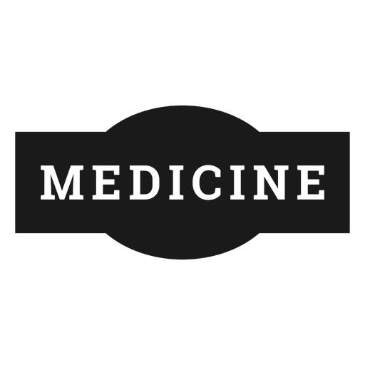 Medicine label PNG Design