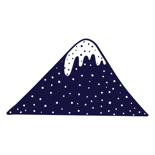 Mount fuji blue PNG Design