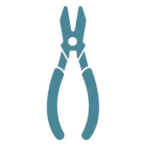Alicates de punta de aguja azul Diseño PNG
