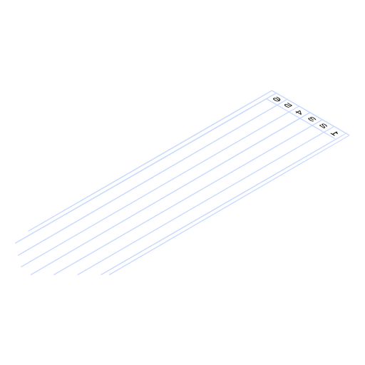 Running tracks isometric PNG Design