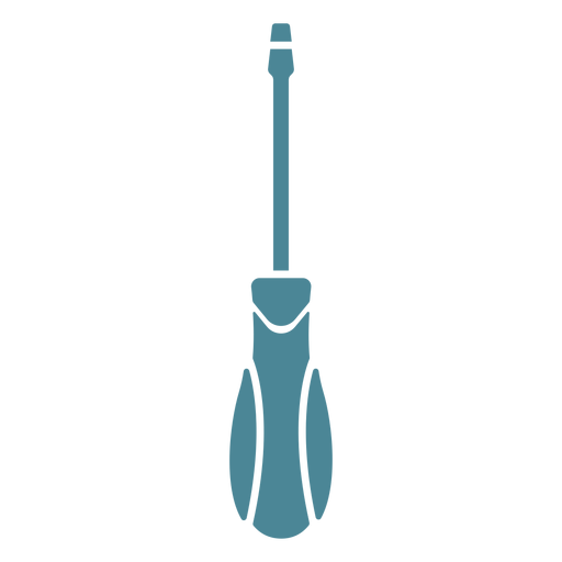 Chave de fenda azul Desenho PNG