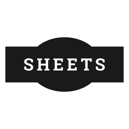 Sheets label Transparent PNG & SVG vector file