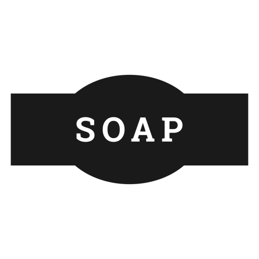 Soap label PNG Design