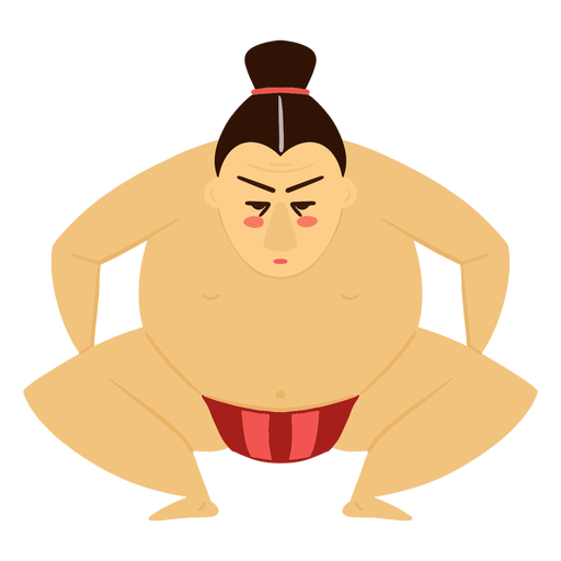 Sumo character PNG Design