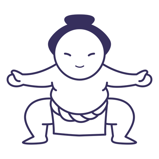 Sumo Stroke Transparent Png And Svg Vector File