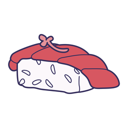 Adesivo de sushi Desenho PNG