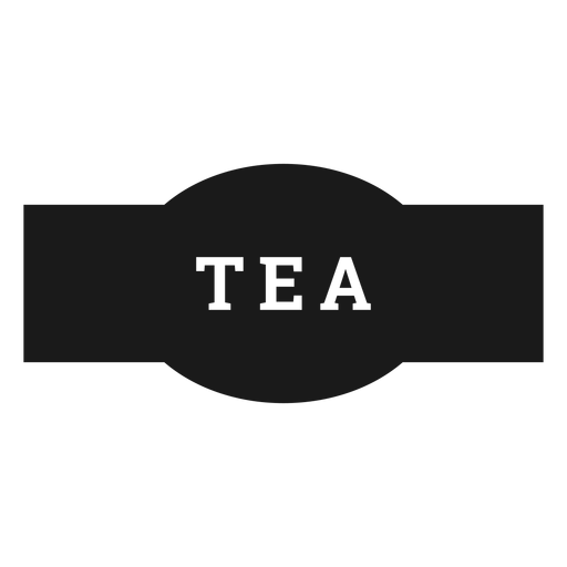 Tea label PNG Design