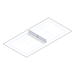 Tennis court isometric Transparent PNG