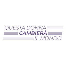 Esta mulher vai mudar o mundo da rotulação italiana Desenho PNG