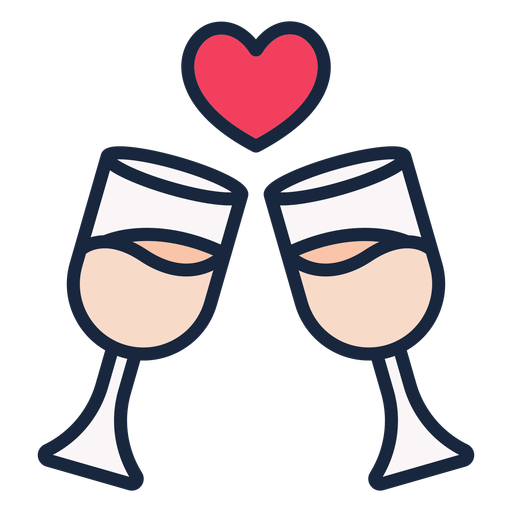 Download Wedding toast stroke icon - Transparent PNG & SVG vector file