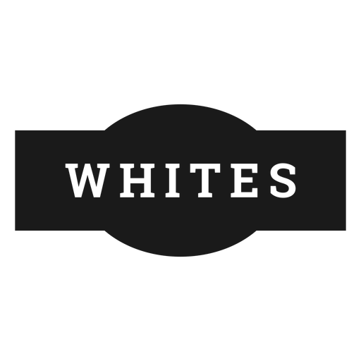 Whites label PNG Design