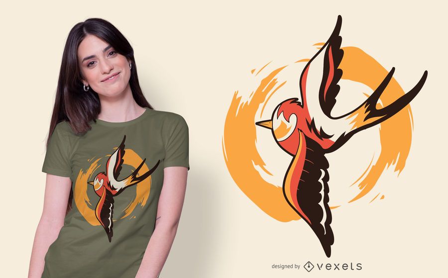 Old School Swallow T-shirt Design Old School Swallow T-shirt Design