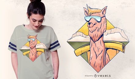 Cool Alpaca T-shirt Design