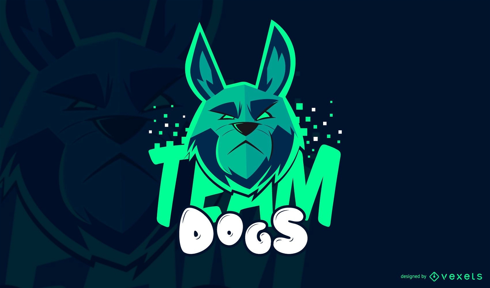 Dogs Gaming Logo Vorlage