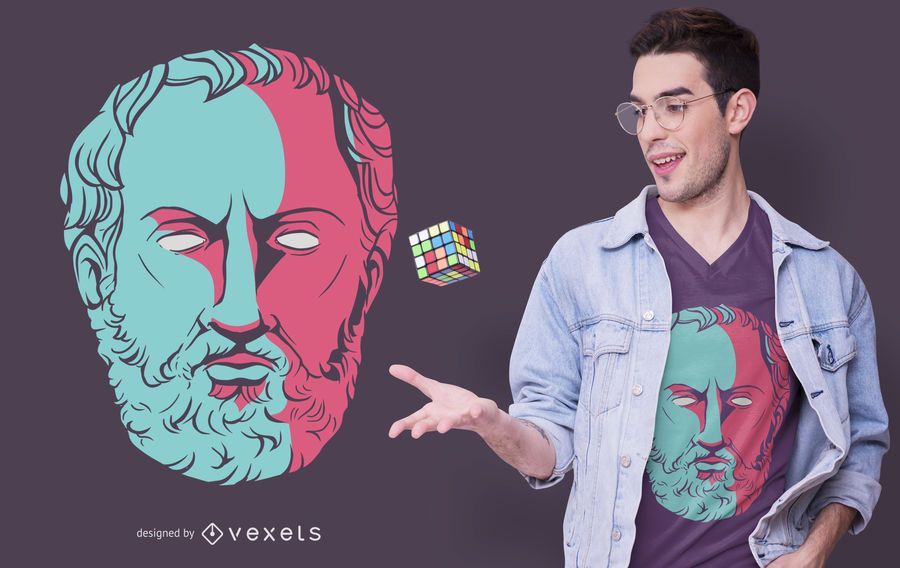 Thucydides Philosopher T-shirt Design Thucydides Philosopher T-shirt Design