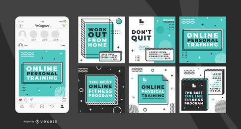 Online Personal Trainer Banner Pack