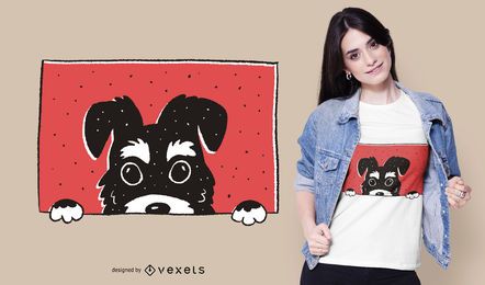 Design de camisetas para cães Schnauzer