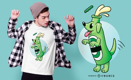 Design de camisetas para cães de cerveja