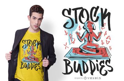 Diseño de camiseta Stock Buddies Diseño de camiseta Stock Buddies