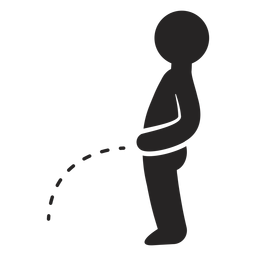 Peeing Mann Symbol PNG-Design
