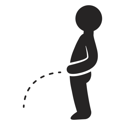 Peeing Mann Symbol PNG-Design