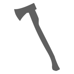 Axe silhouette PNG Design