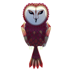 Ilustración de lechuza común Diseño PNG