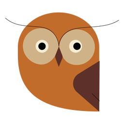 Apartamento coruja da noite marrom Desenho PNG