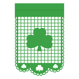 Guirnalda de trébol Diseño PNG
