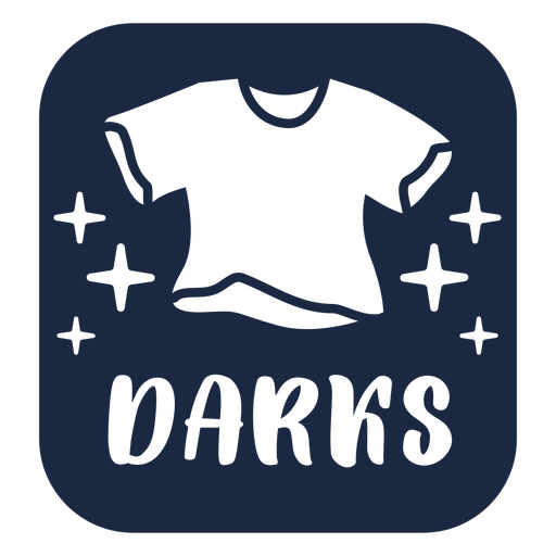Darks Label blau PNG-Design