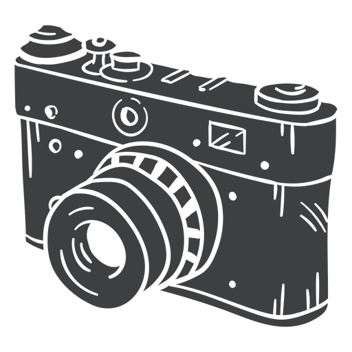 Digitalkamera schwarz PNG-Design