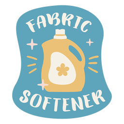 Fabric softener label flat PNG Design