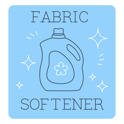 Fabric softener label line PNG Design