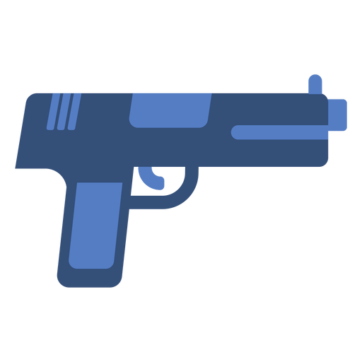 Gun flat - Transparent PNG & SVG vector file