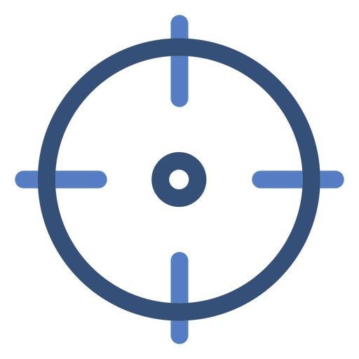 Gunsight flat Transparent PNG & SVG vector file