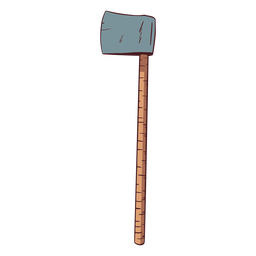 Illustration lumber axe
