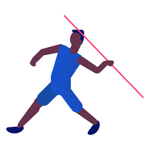 Javelin throw flat Transparent PNG & SVG vector file