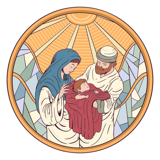 Jesus nativity illustration