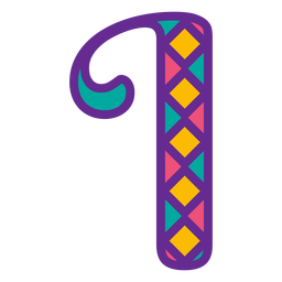 Brief ich Karneval PNG-Design
