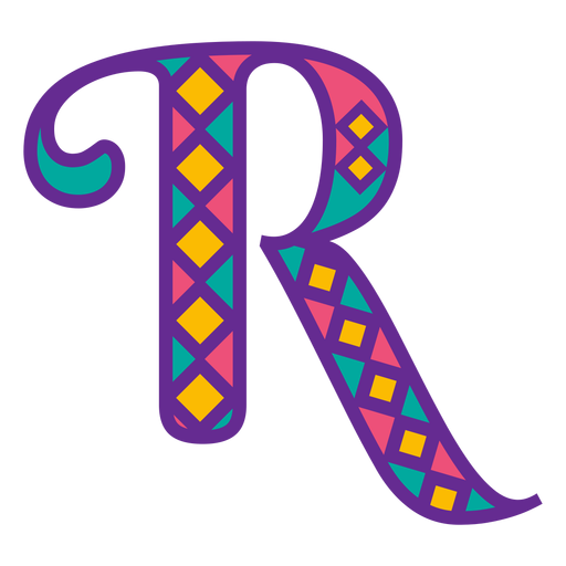 Letra R Mardi Gras Baixar Png Svg Transparente