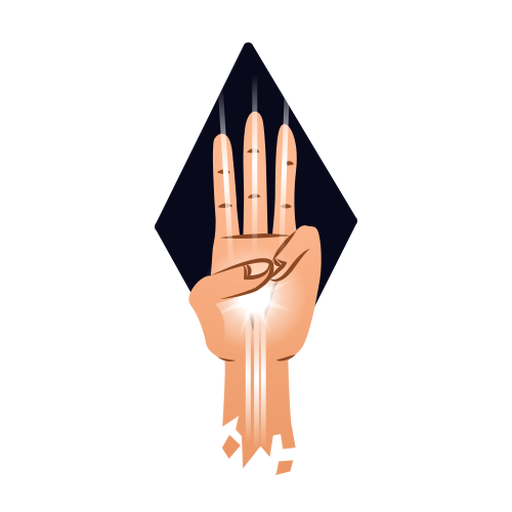 Ilustração de dedos mágicos Desenho PNG