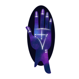 Ilustración de mano mágica Transparent PNG